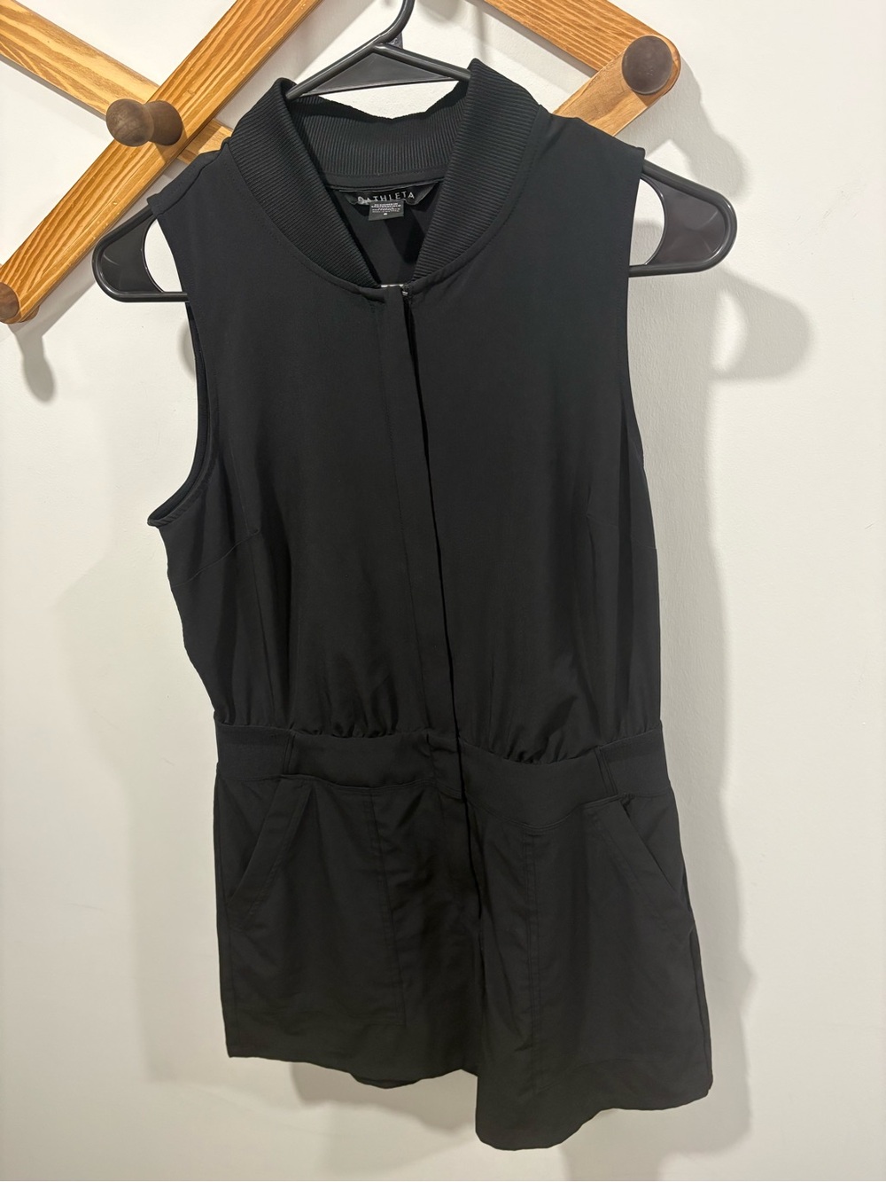Athleta Brooklyn  sleeveless utility romper featuring